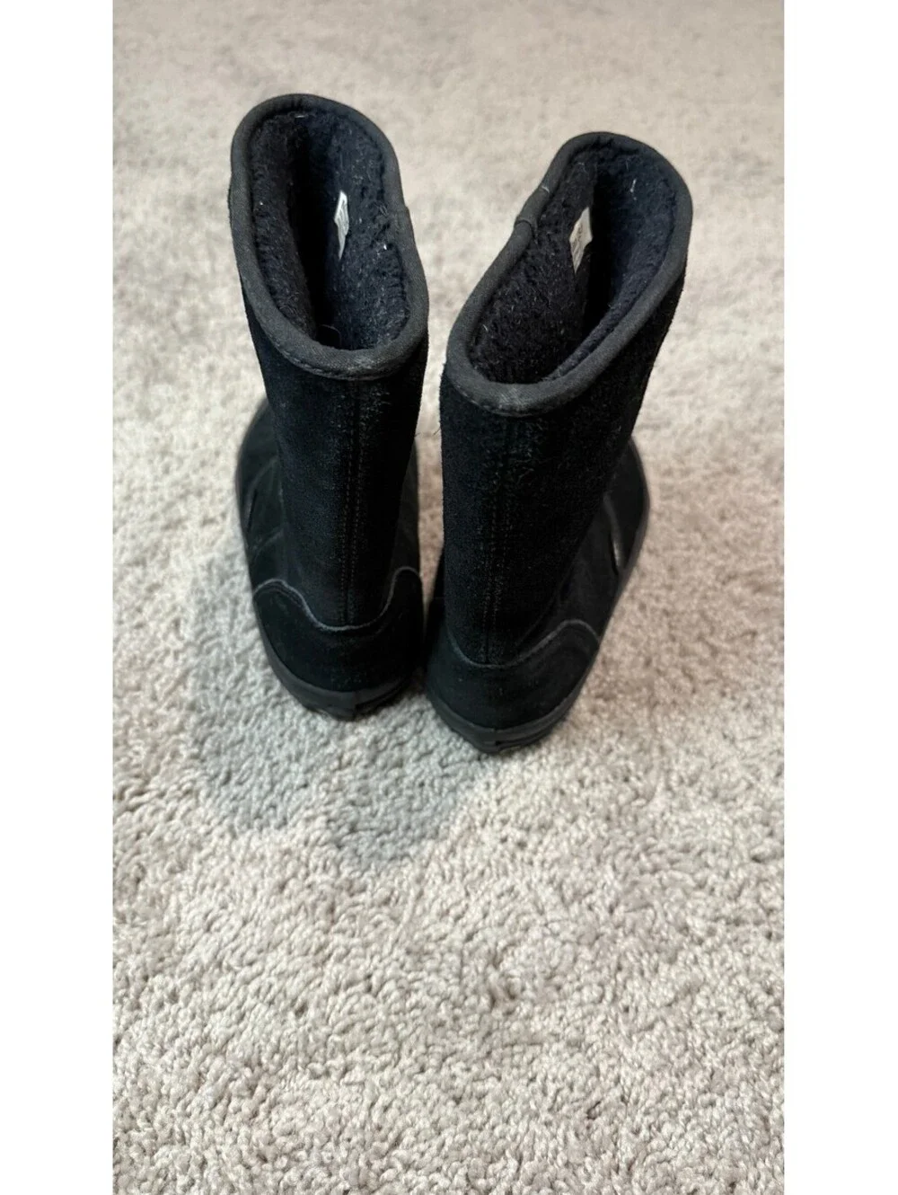 Vans black suede